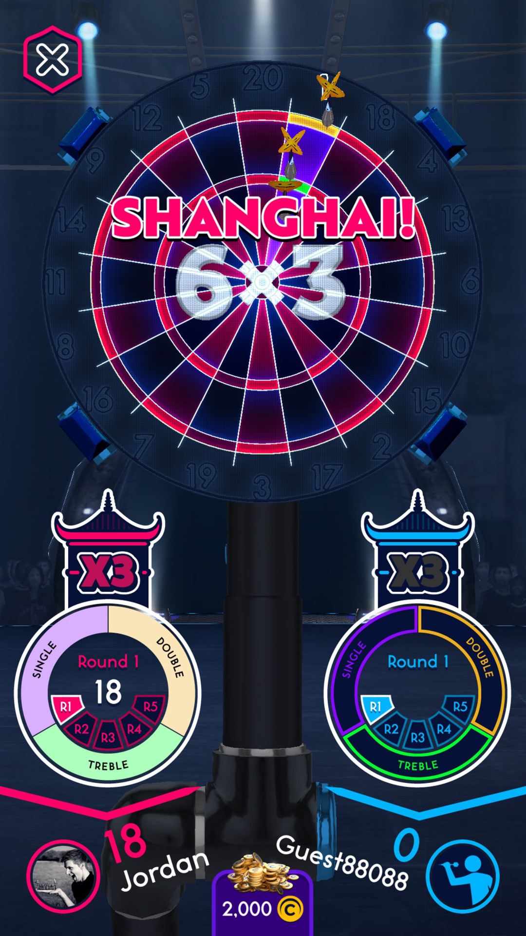 اسکرین شات 8 بازی Darts of Fury: PvP Multiplayer