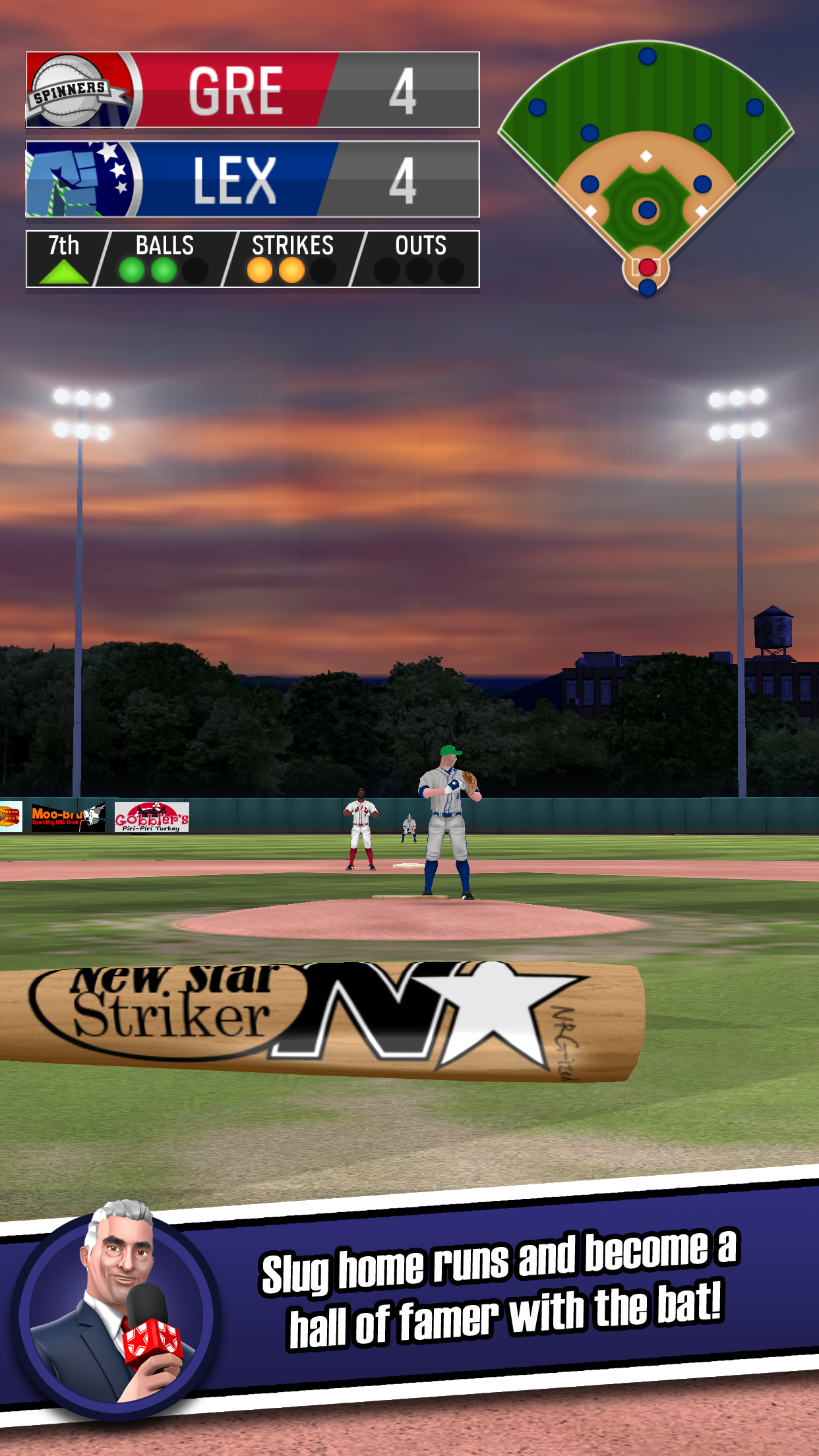 اسکرین شات 3 بازی New Star Baseball