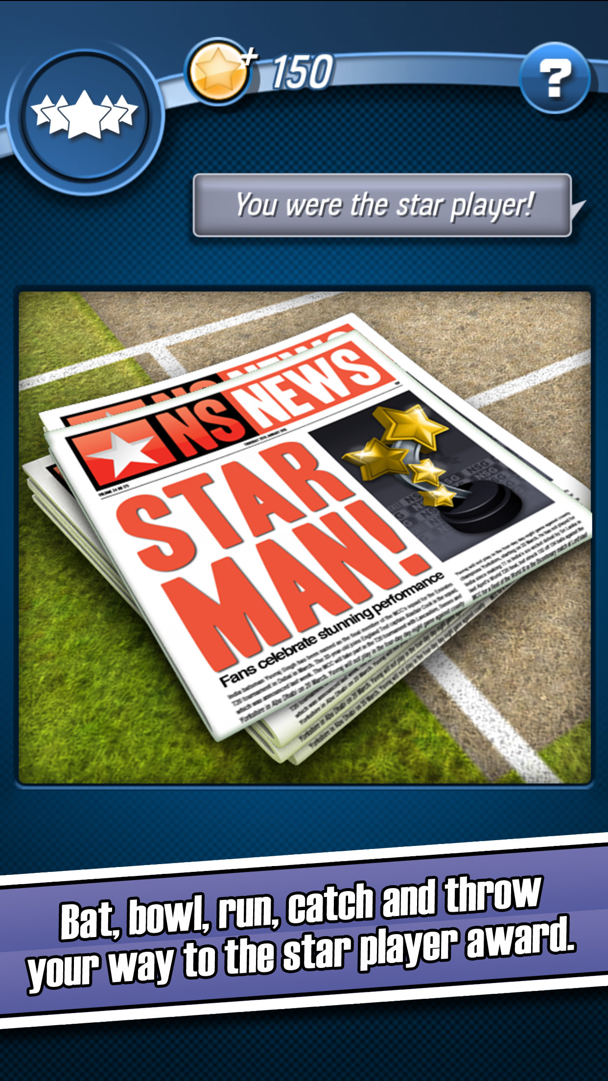 اسکرین شات 5 بازی New Star Cricket