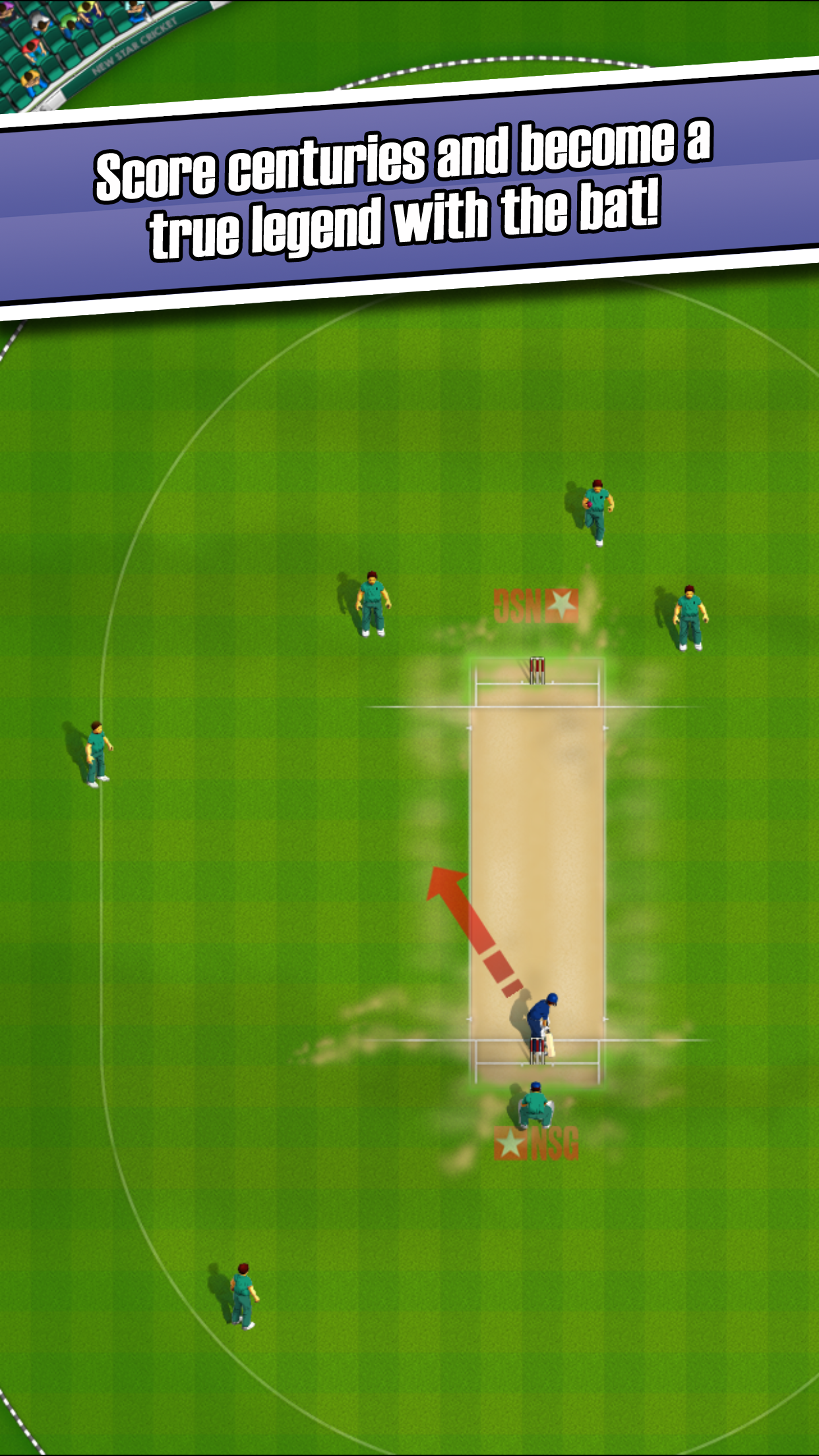اسکرین شات 2 بازی New Star Cricket