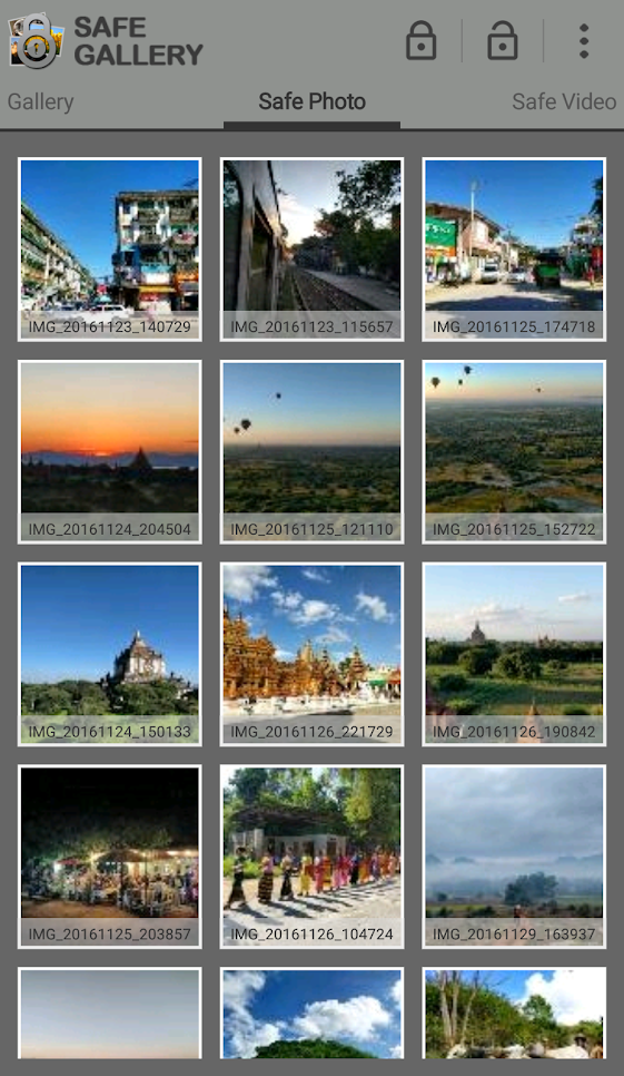 اسکرین شات 5 برنامه Safe Gallery (Gallery Lock)