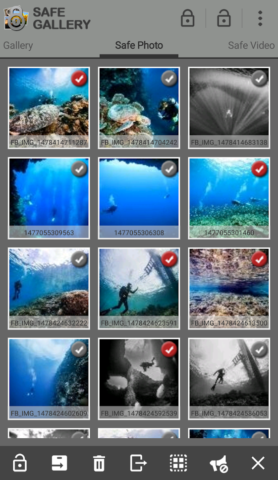 اسکرین شات 8 برنامه Safe Gallery (Gallery Lock)