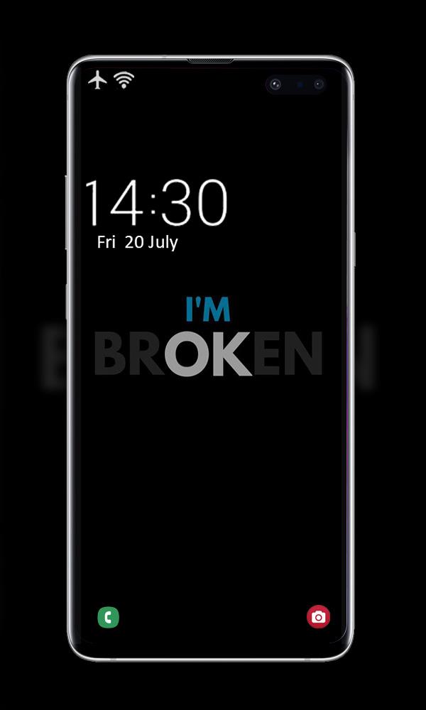 اسکرین شات 6 برنامه Unhappy wallpapers