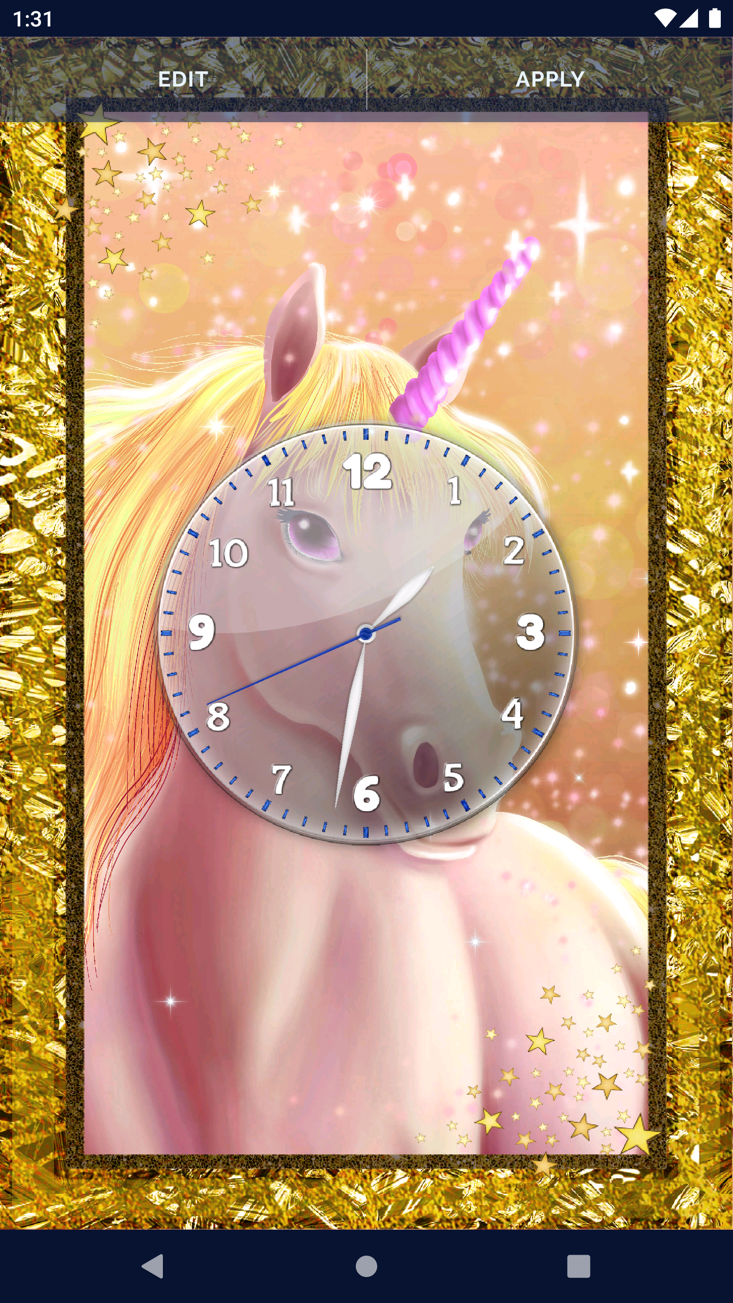 اسکرین شات 3 برنامه Unicorn Fantasy Live Wallpaper
