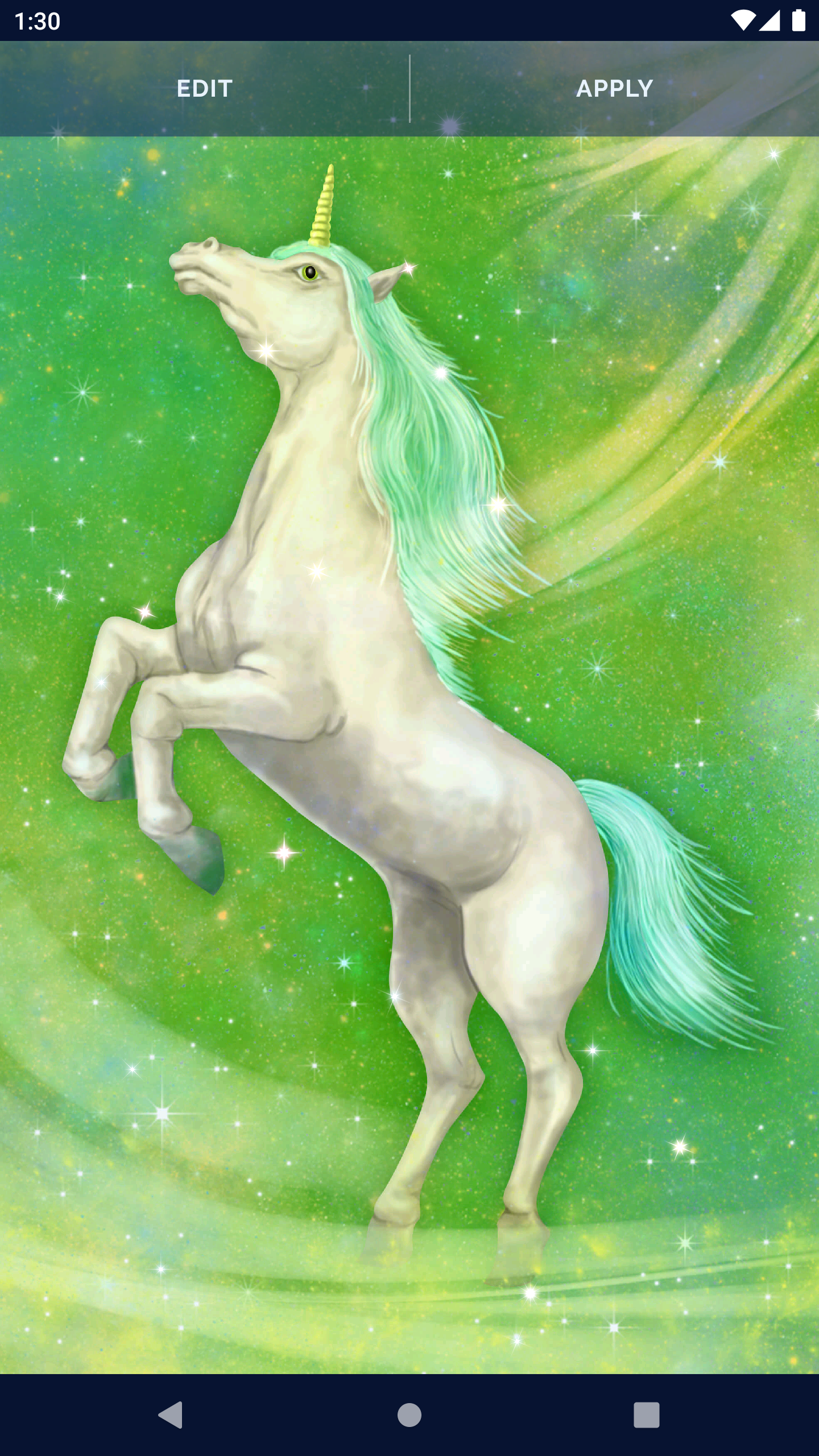 اسکرین شات 8 برنامه Unicorn Fantasy Live Wallpaper