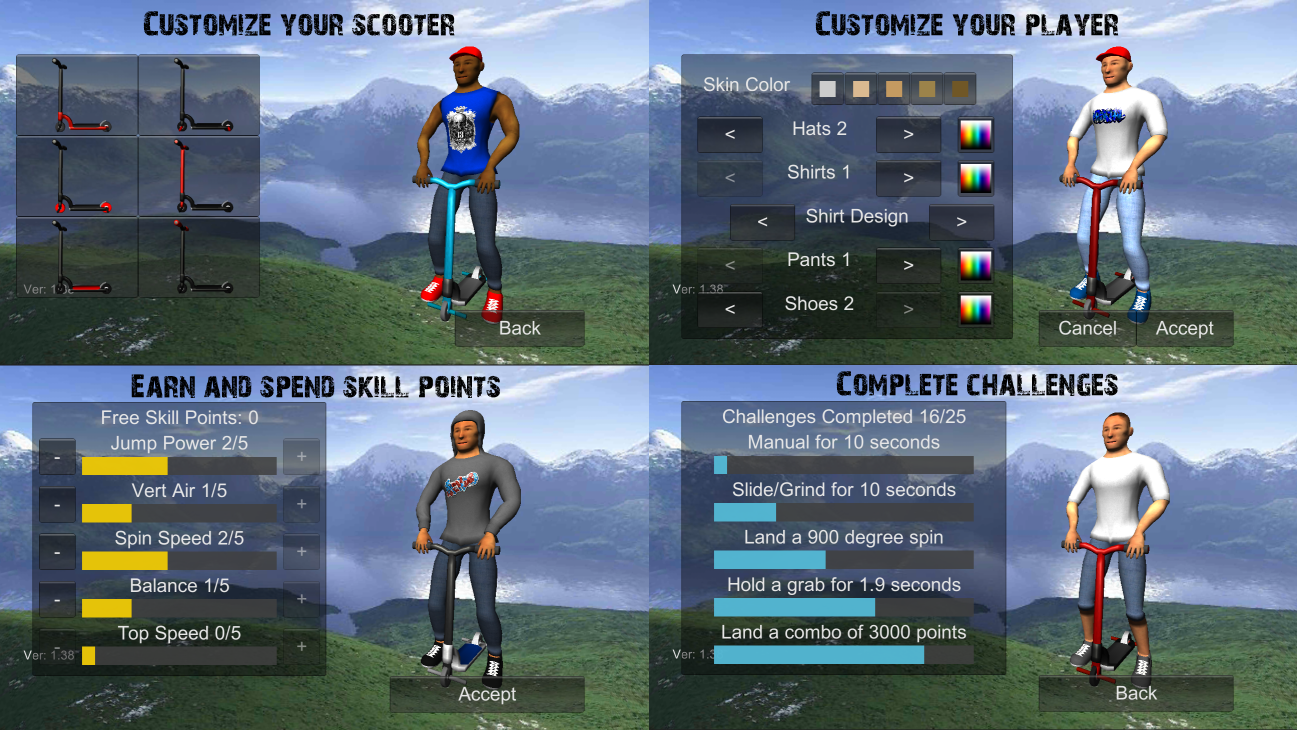 اسکرین شات 5 بازی Scooter Freestyle Extreme 3D