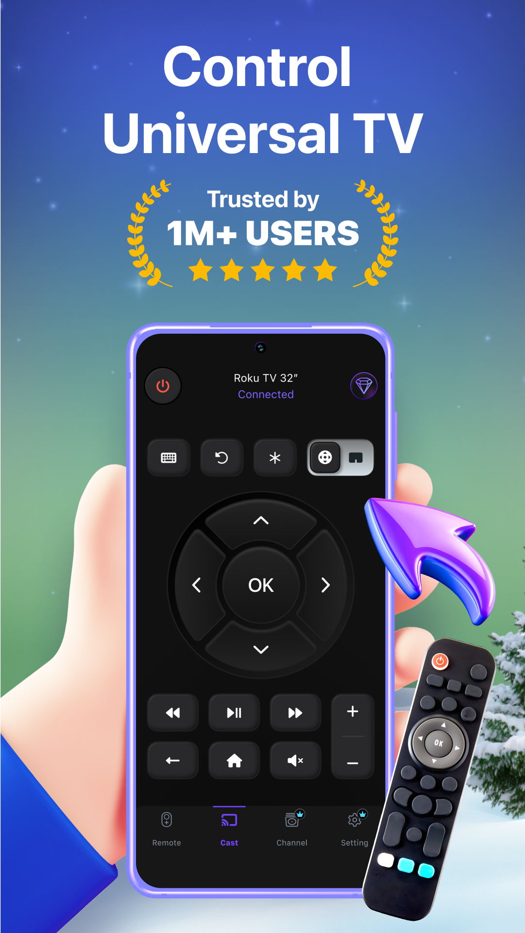 اسکرین شات 2 برنامه Universal Remote Control TV