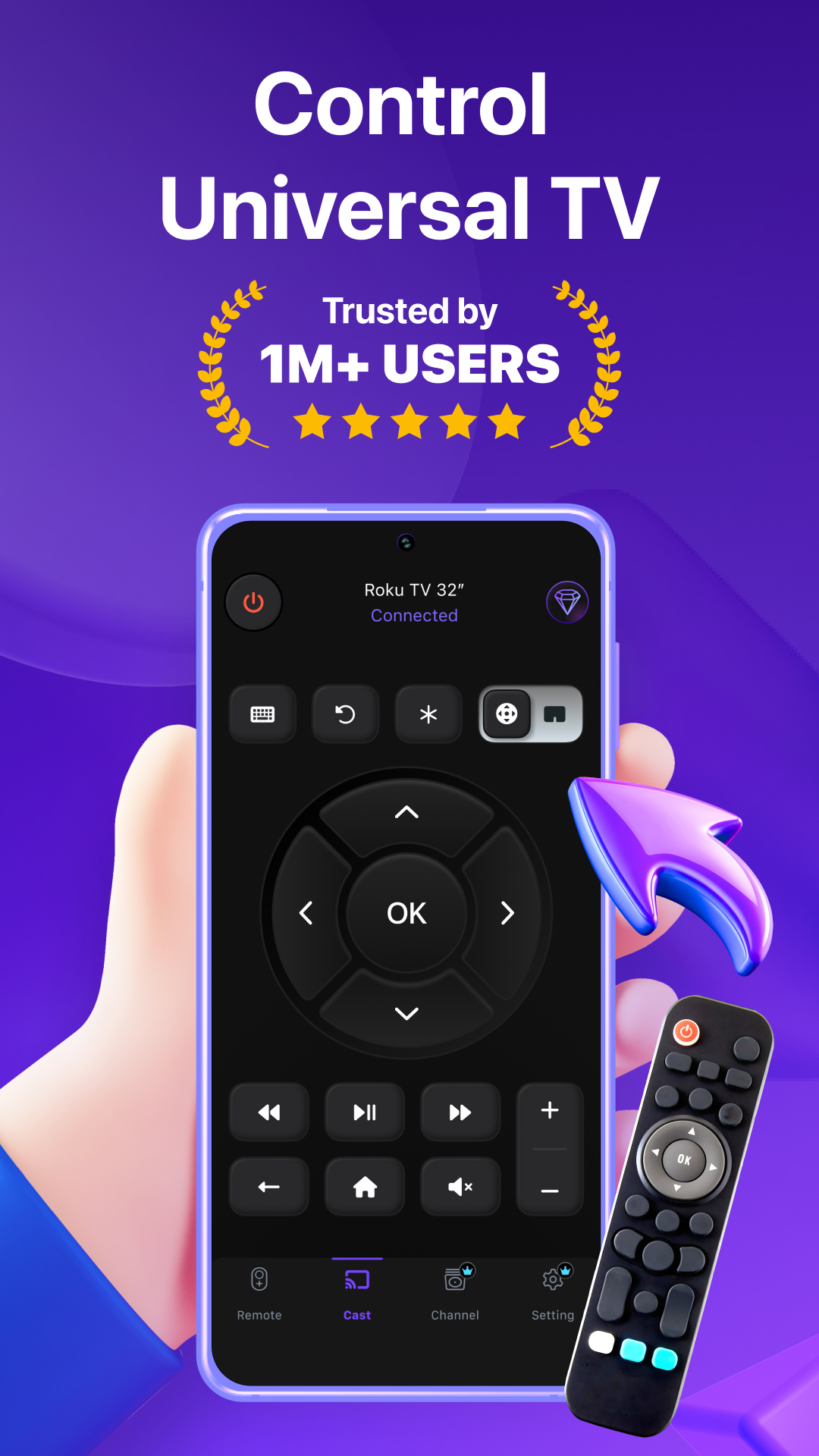 اسکرین شات 1 برنامه Universal Remote Control TV