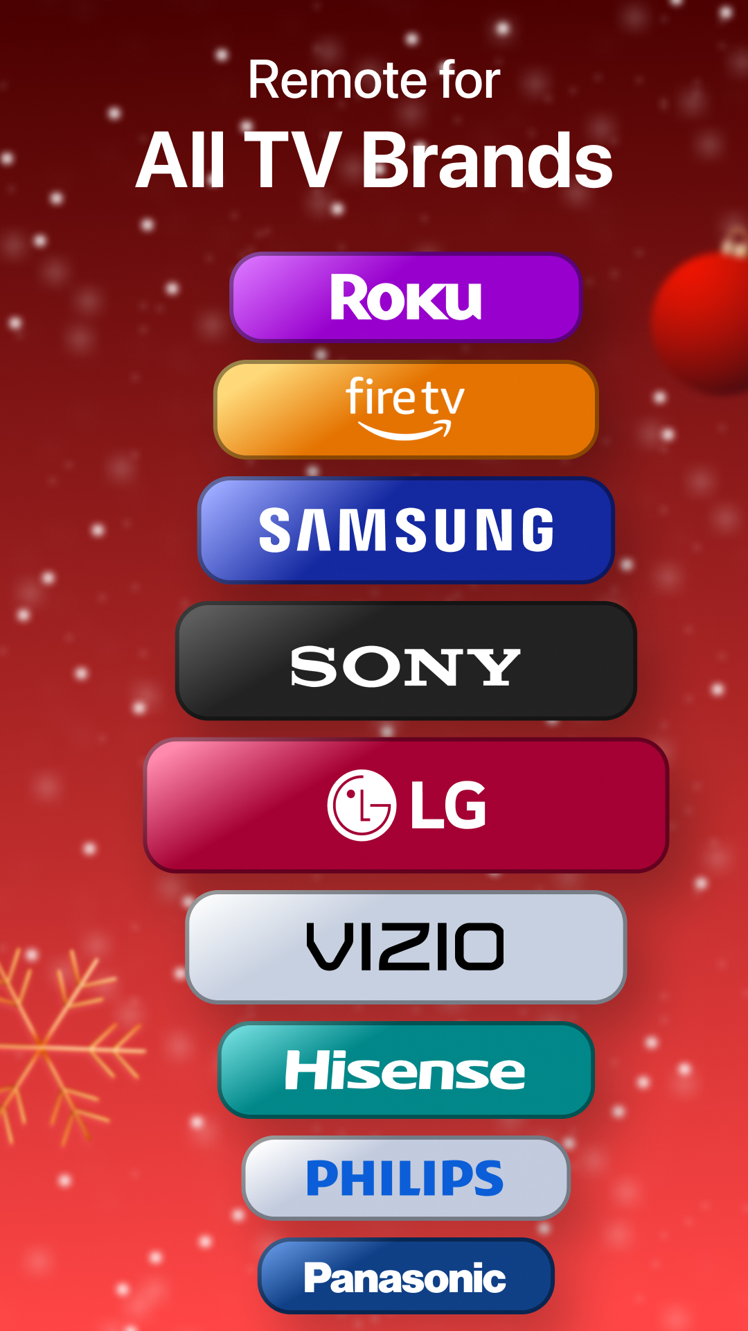 اسکرین شات 3 برنامه Universal Remote Control TV