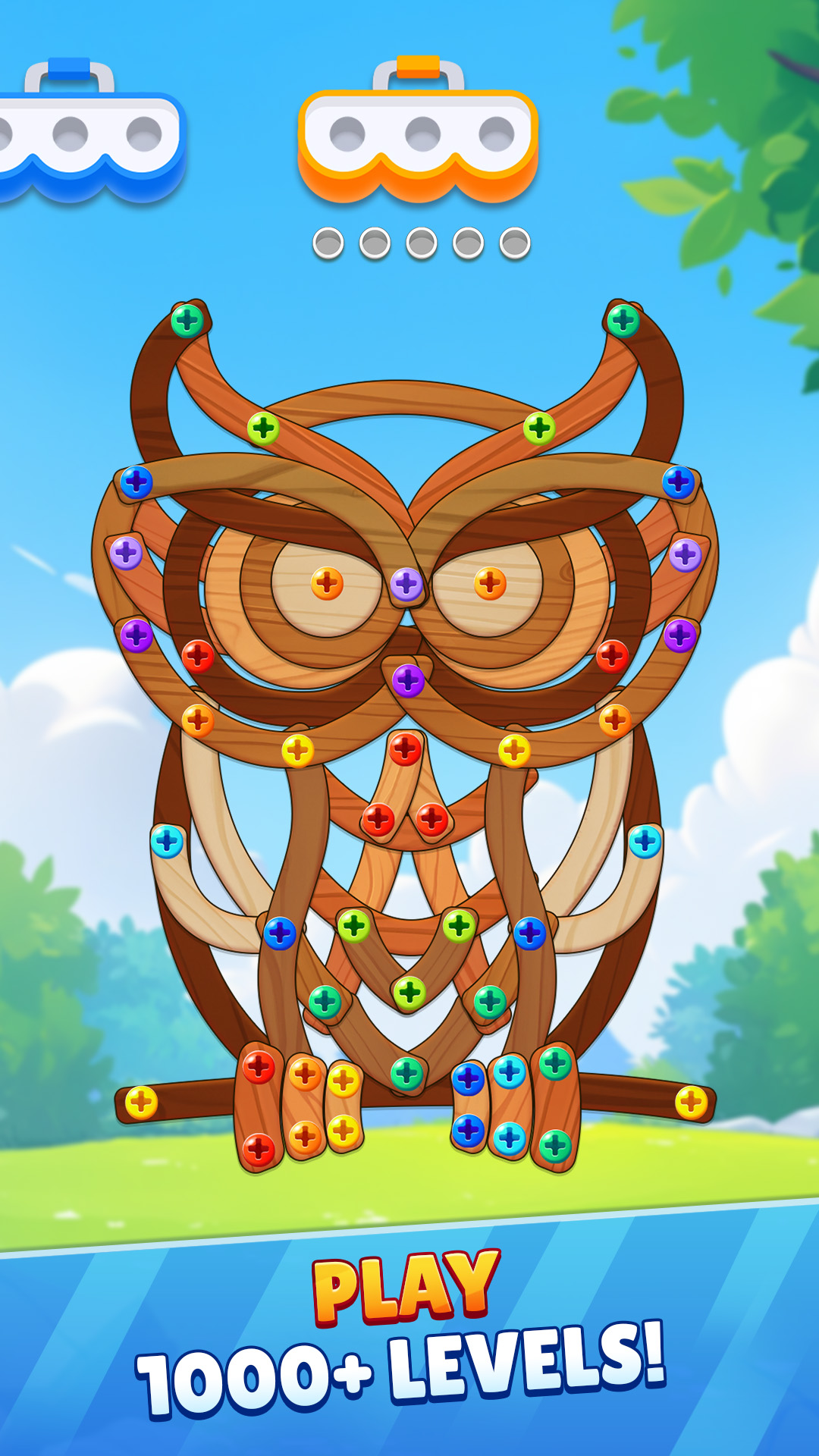 اسکرین شات 3 بازی Unscrew Jam: Pin Nuts Puzzle