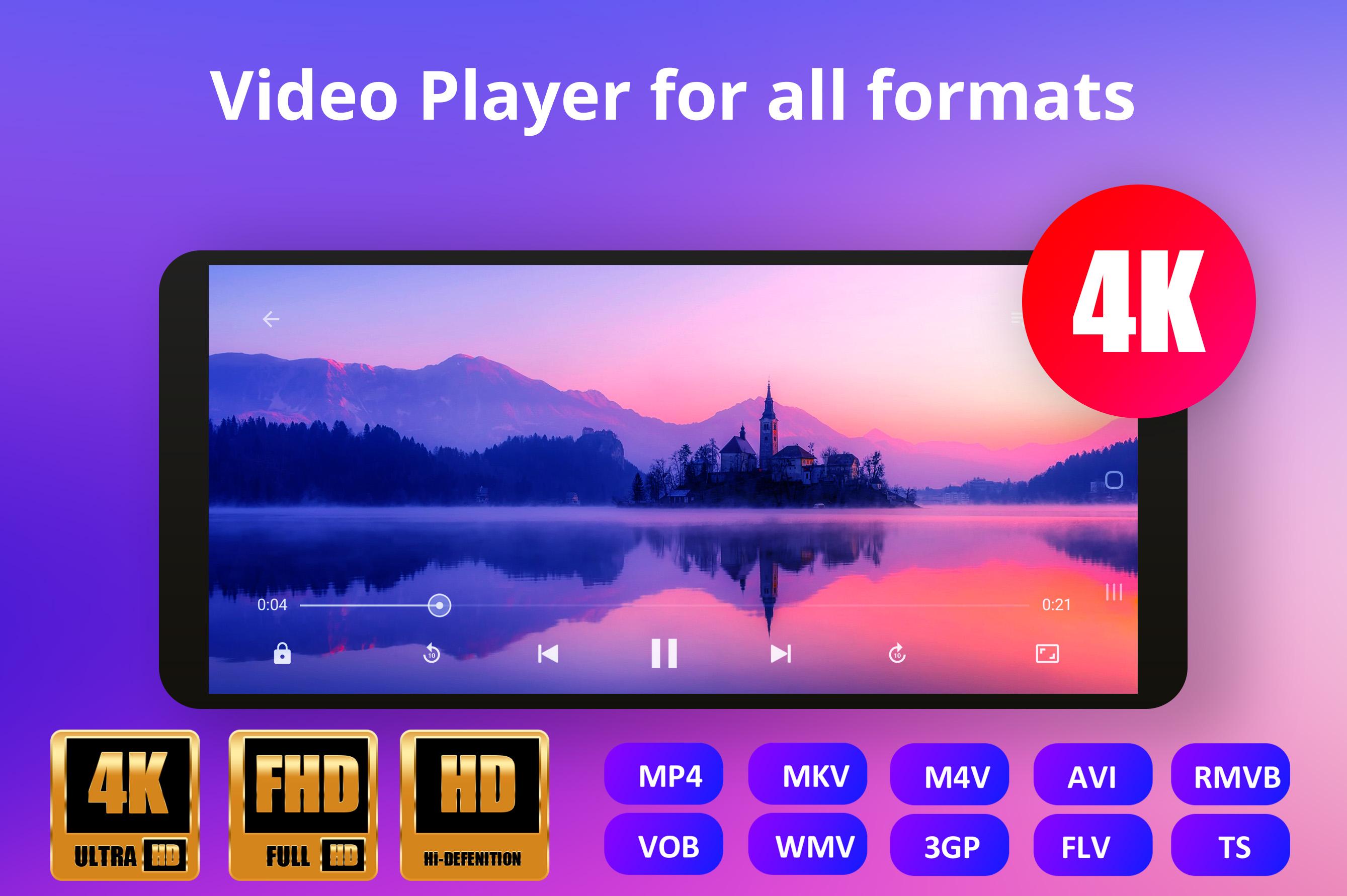 اسکرین شات 1 برنامه Video Player All Format