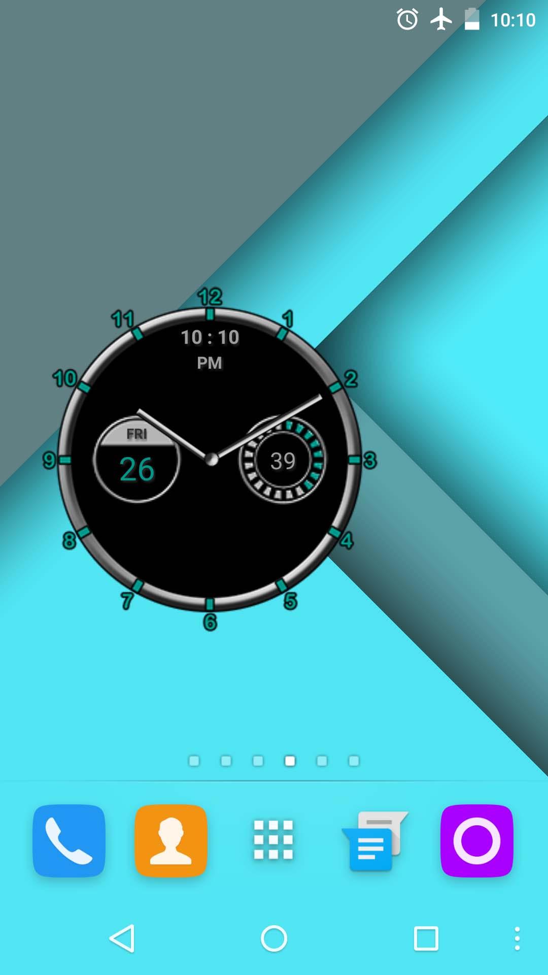 اسکرین شات 3 برنامه Super Clock & Weather