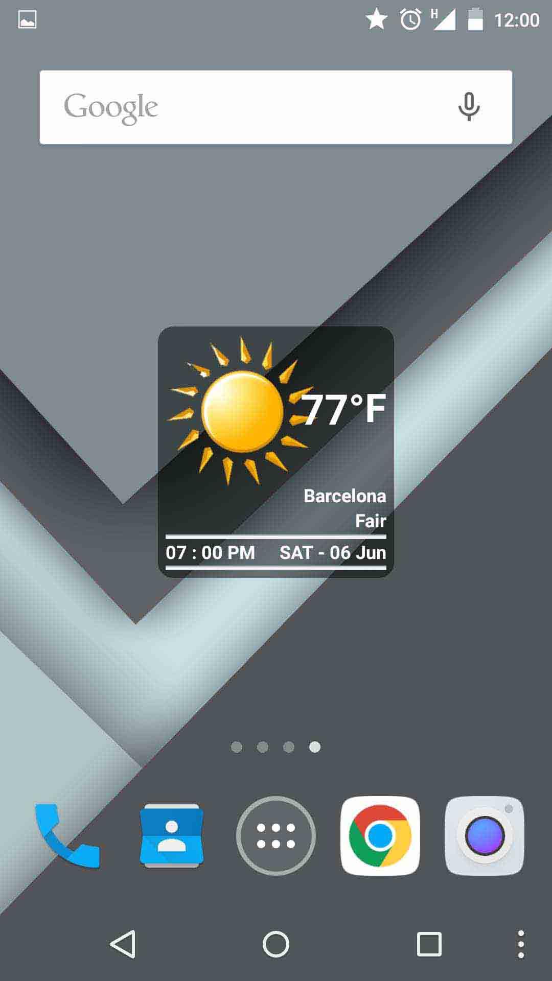 اسکرین شات 4 برنامه Boxy Clock & Weather