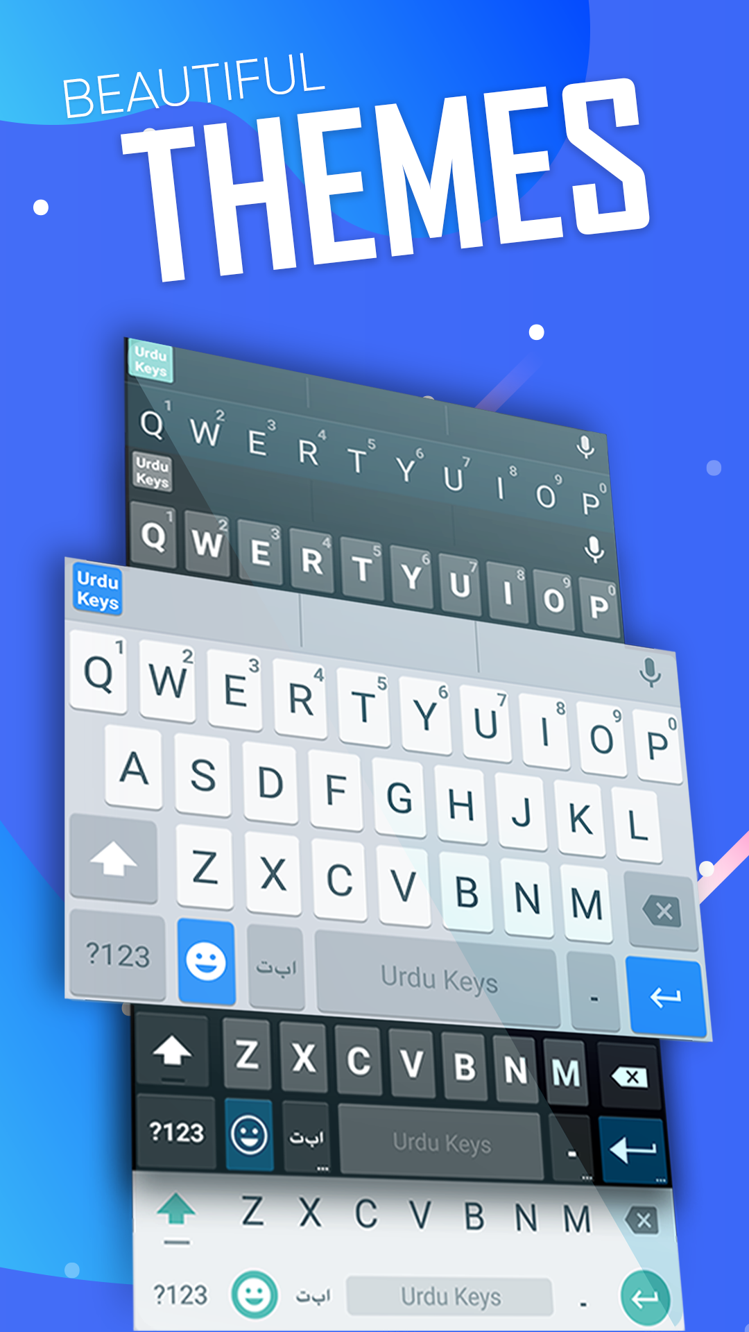اسکرین شات 5 برنامه Urdu Keyboard Fast English & U