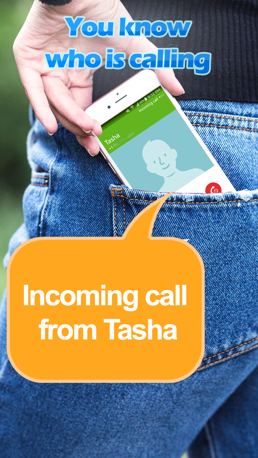 اسکرین شات 1 برنامه Hear caller name