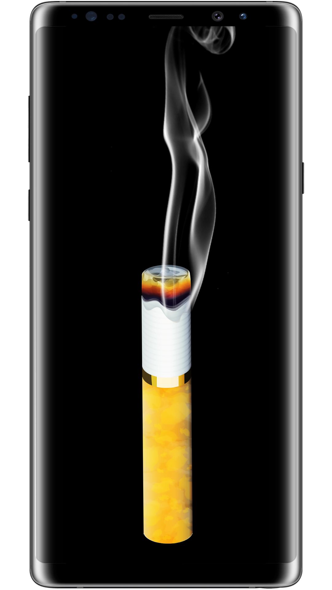 اسکرین شات 4 برنامه Simulator of smoking a cigaret