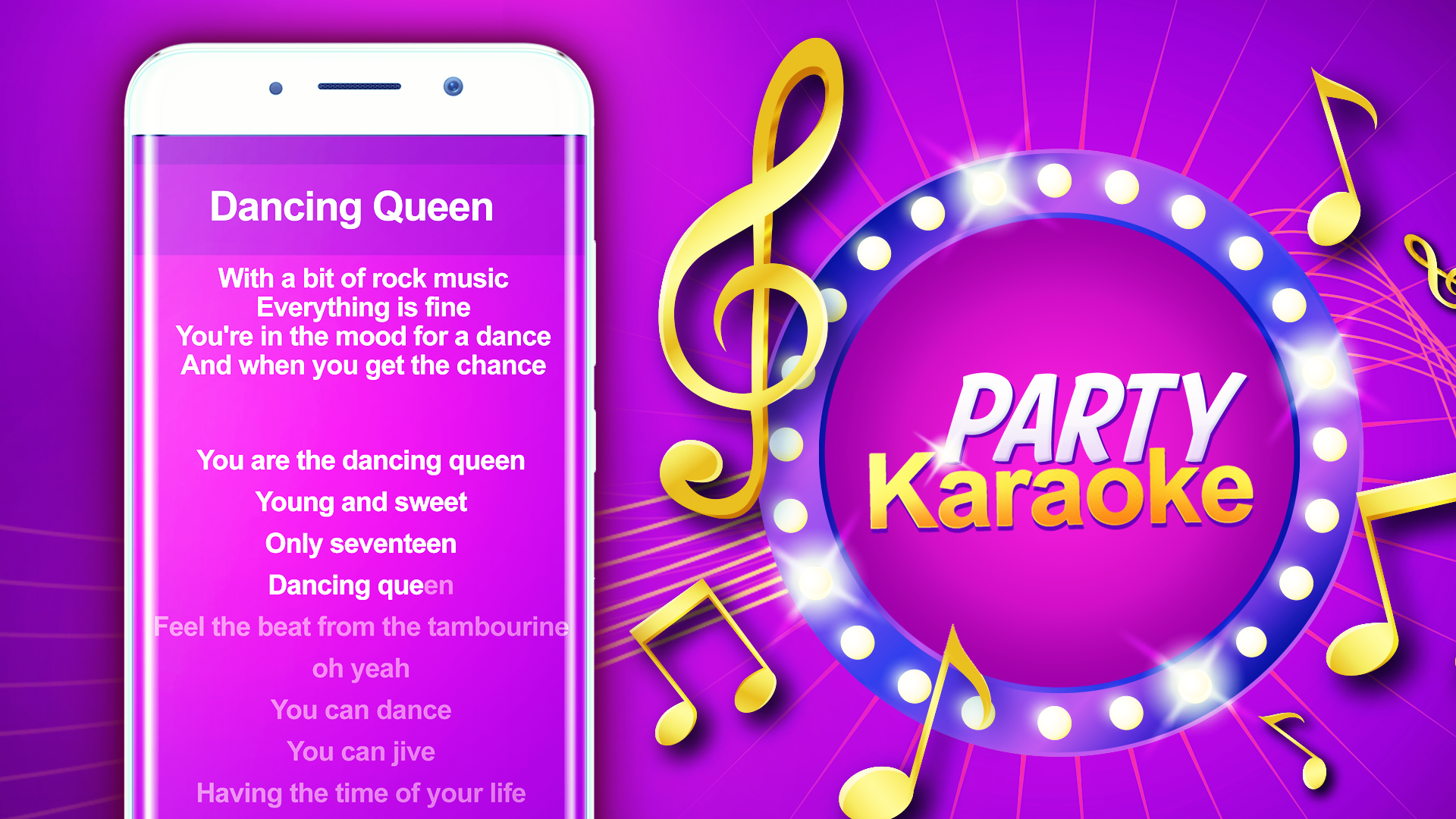اسکرین شات 1 برنامه Karaoke with English songs