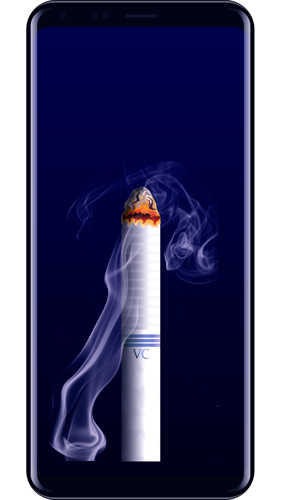 اسکرین شات 4 برنامه Virtual cigarette for smokers