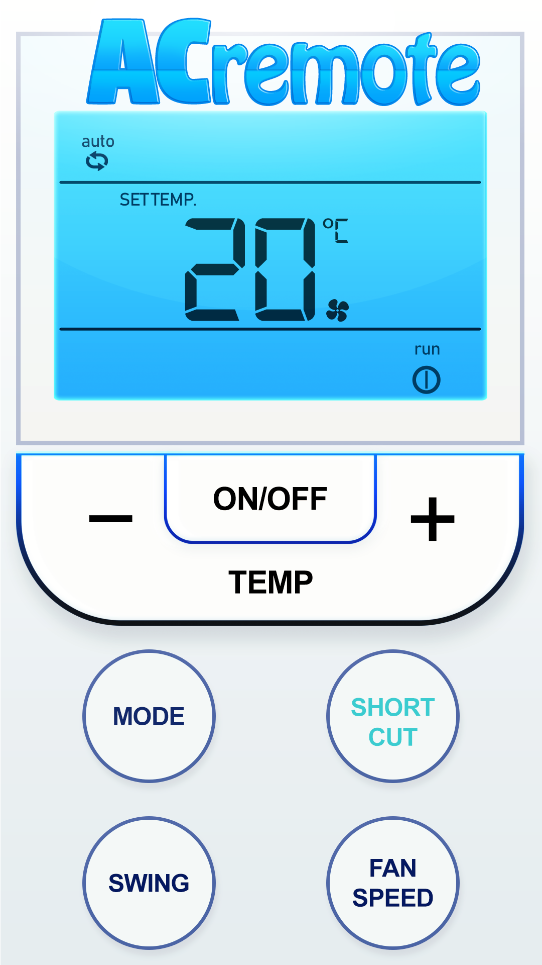 اسکرین شات 1 برنامه Remote For Air Conditioners