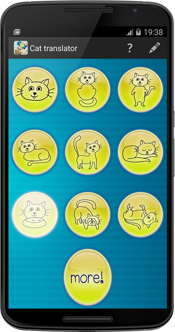 اسکرین شات بازی Cat translator prank 3