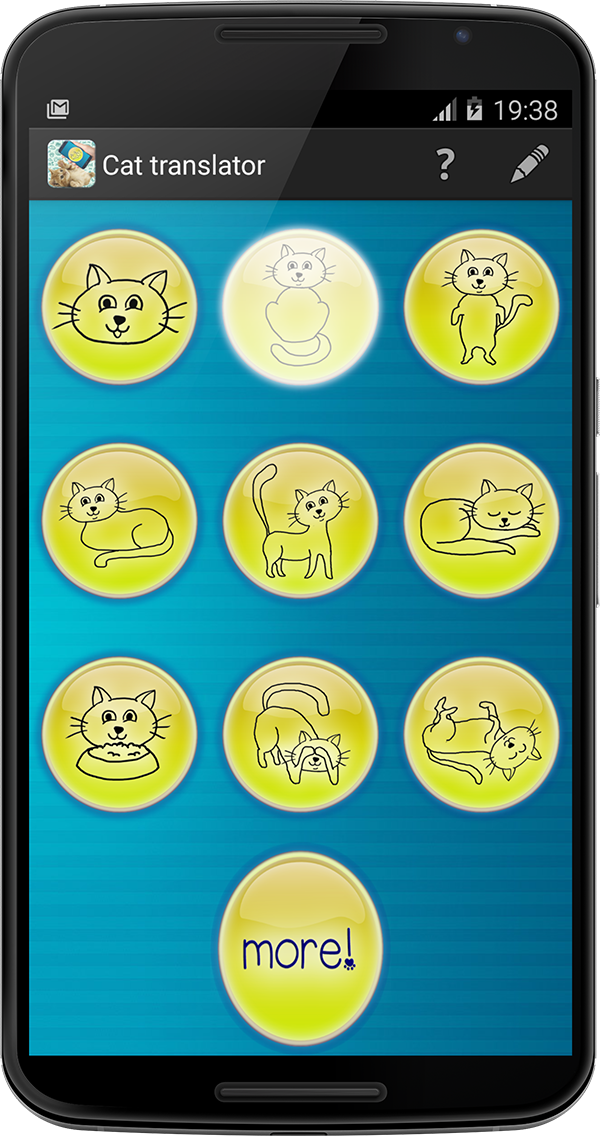 اسکرین شات بازی Cat translator prank 2