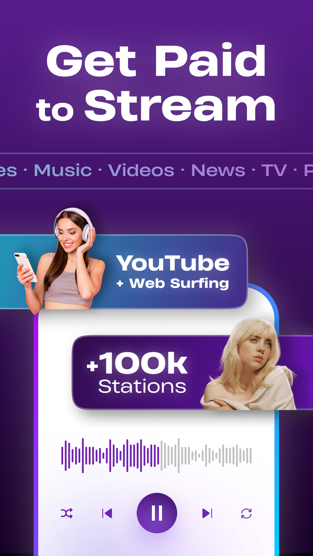 اسکرین شات 3 برنامه Make Money: Play & Earn Cash