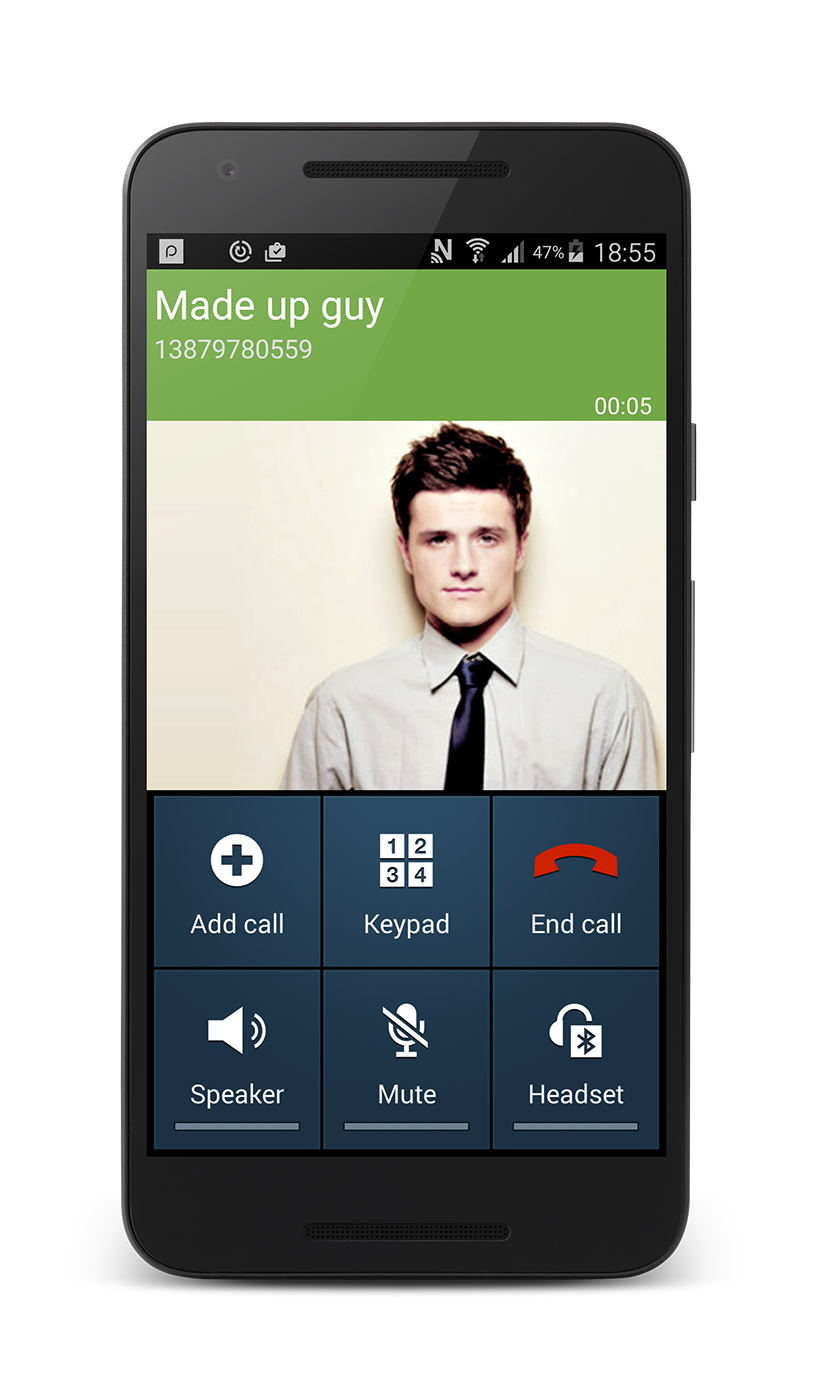 اسکرین شات 2 برنامه Fake call prank
