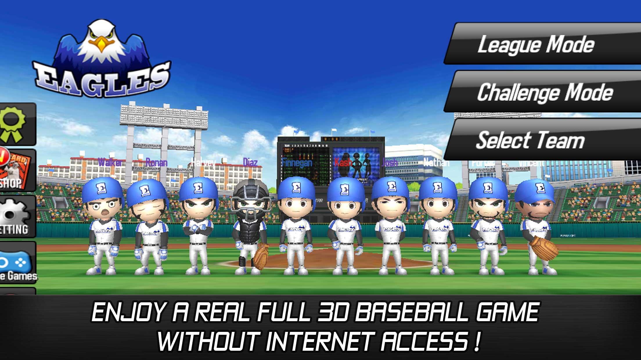اسکرین شات 1 بازی Baseball Star