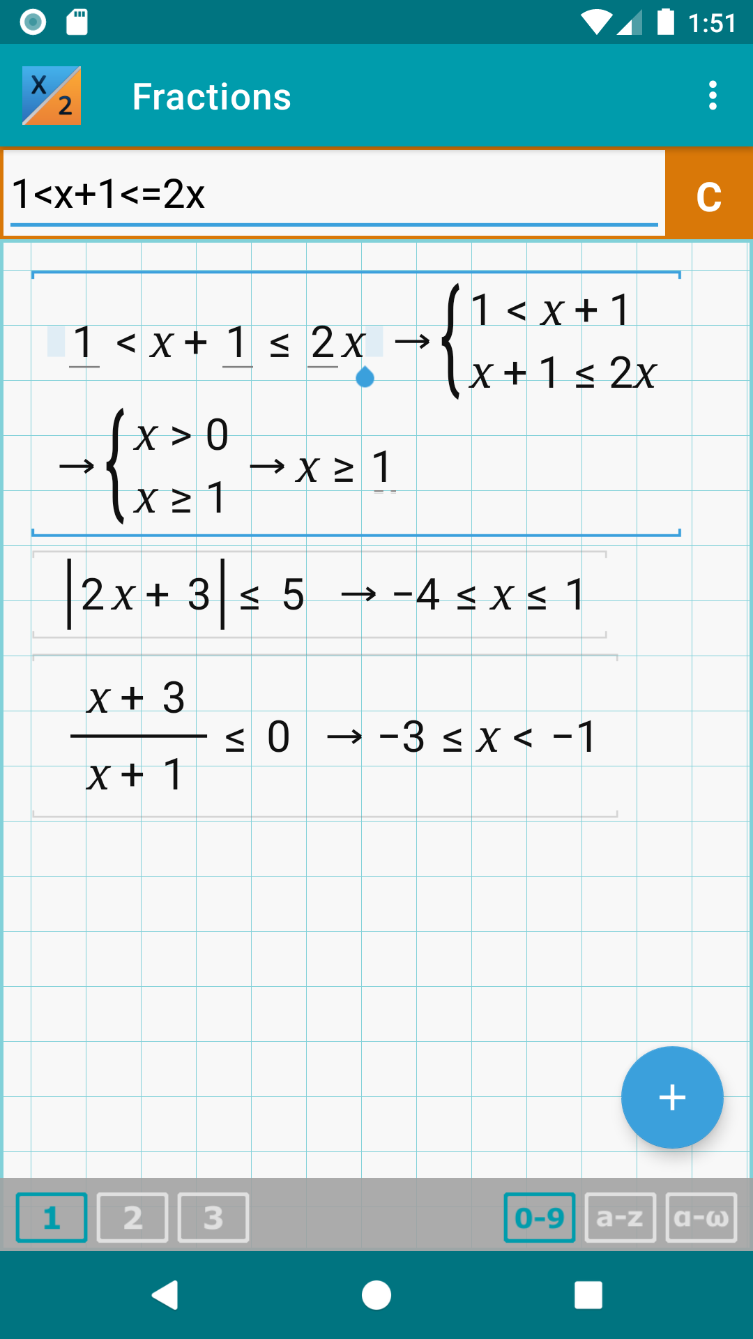 اسکرین شات 5 برنامه Fraction Calculator + Math