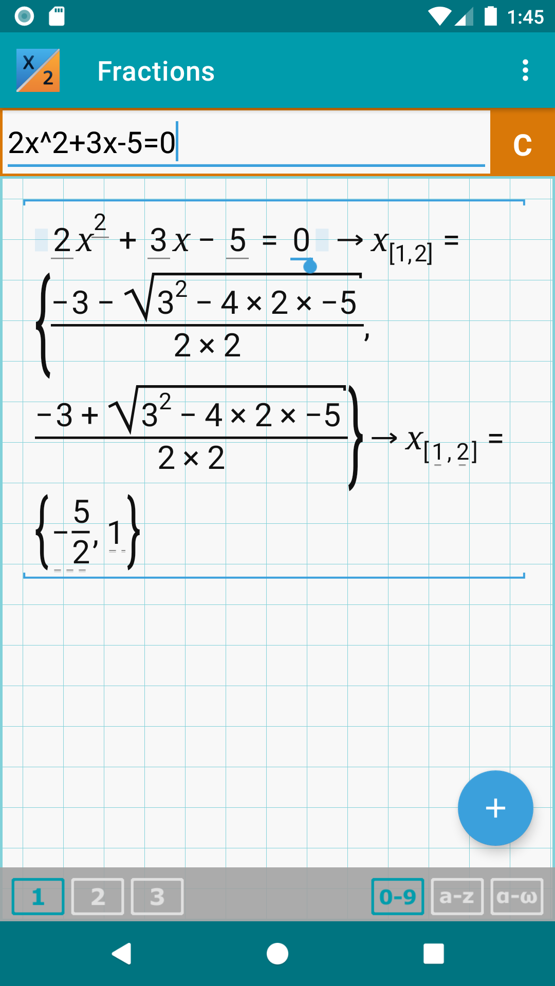 اسکرین شات 4 برنامه Fraction Calculator + Math