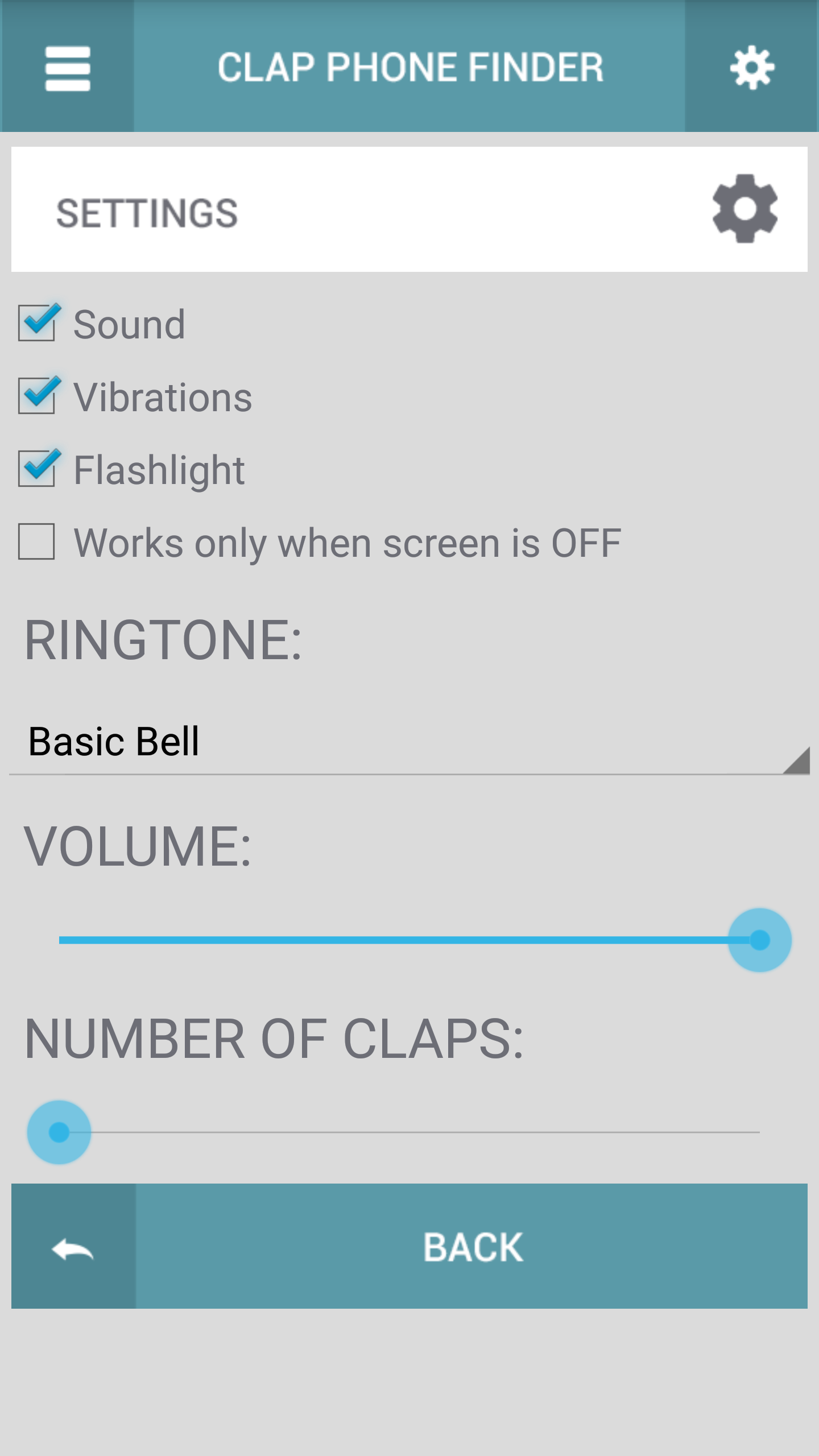 اسکرین شات 4 برنامه Find phone by clapping