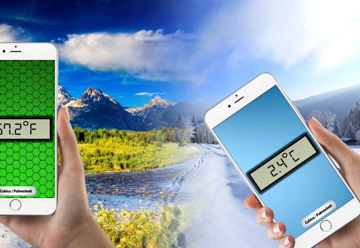 اسکرین شات 2 برنامه Electronic thermometer
