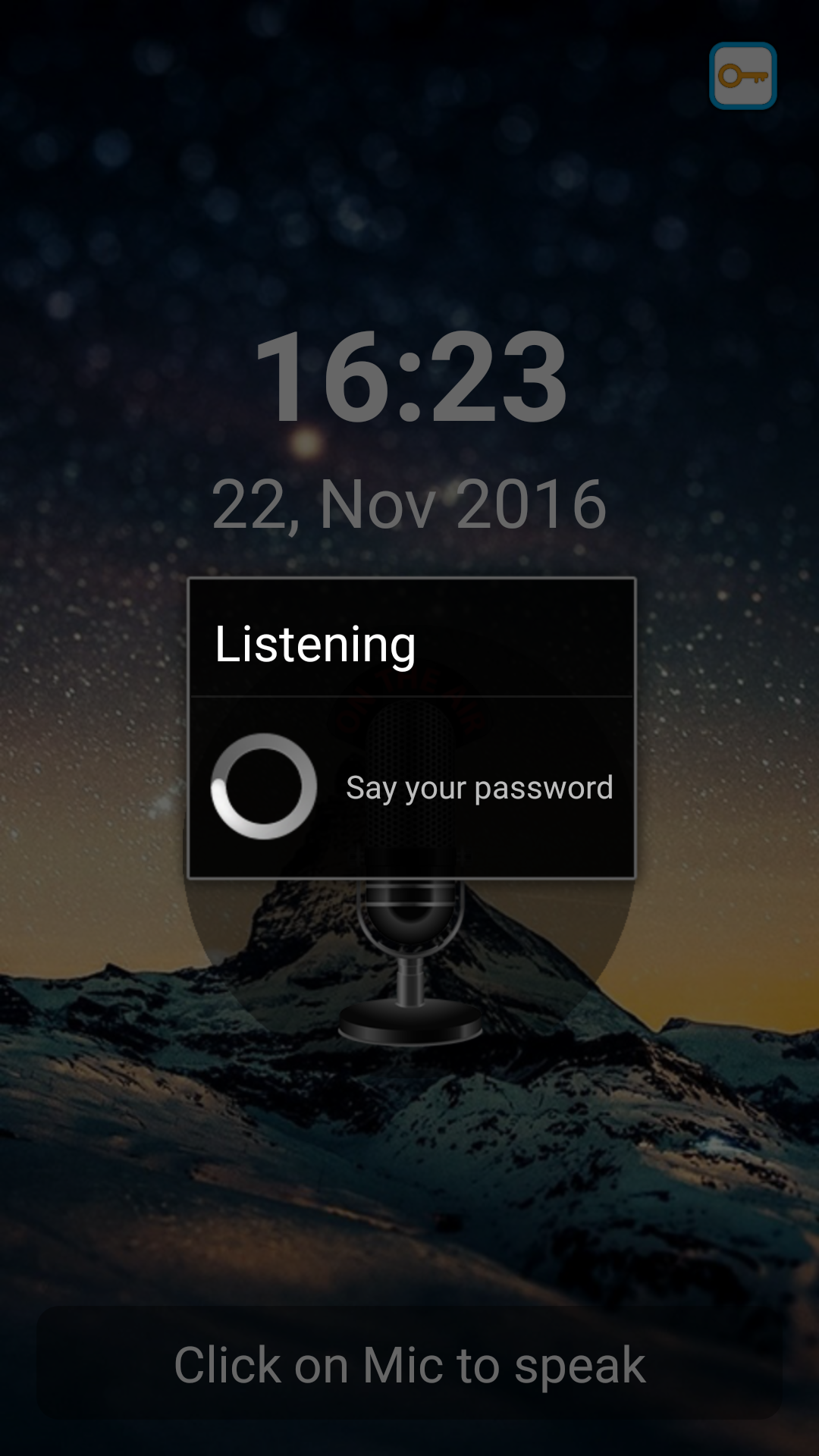 اسکرین شات 2 برنامه Unlock screen by voice!
