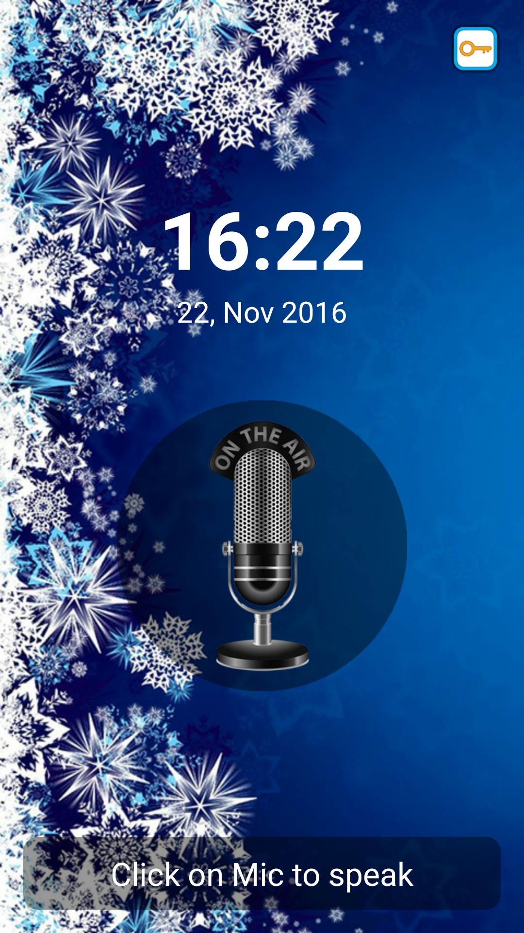 اسکرین شات 1 برنامه Unlock screen by voice!