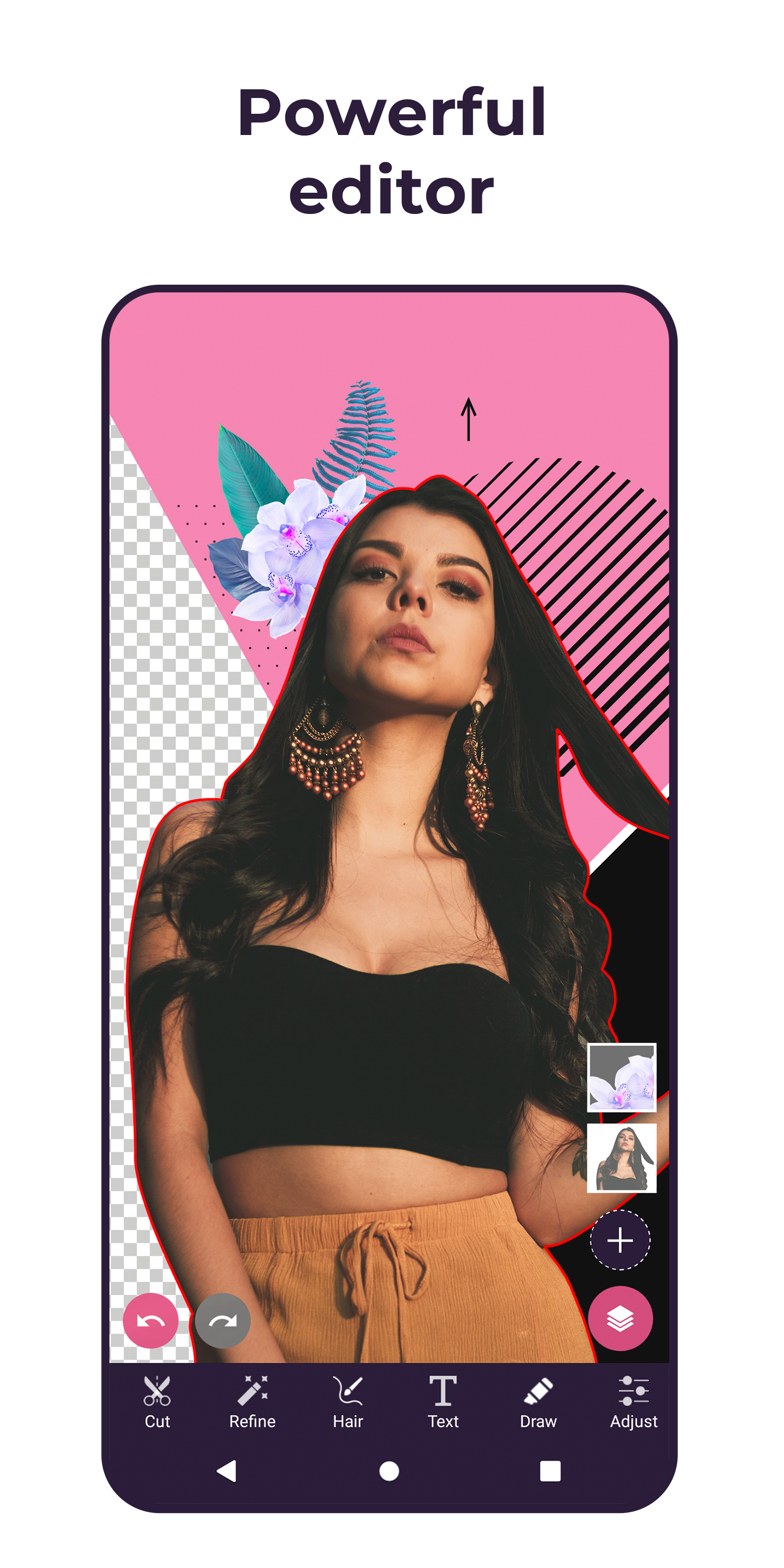 اسکرین شات 1 برنامه Pixomatic - Background eraser