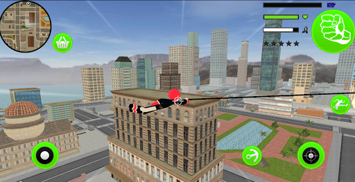 اسکرین شات 7 بازی Superhero Stickman Rope Hero Gangstar Mafia