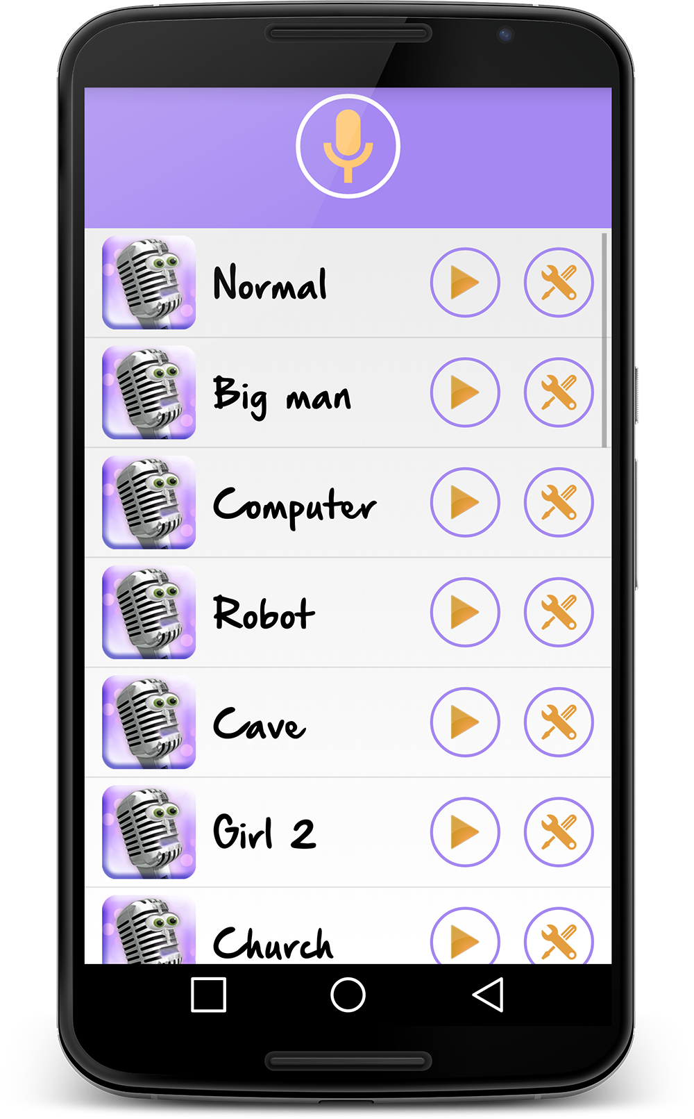 اسکرین شات 1 بازی Change your voice! Voice chang