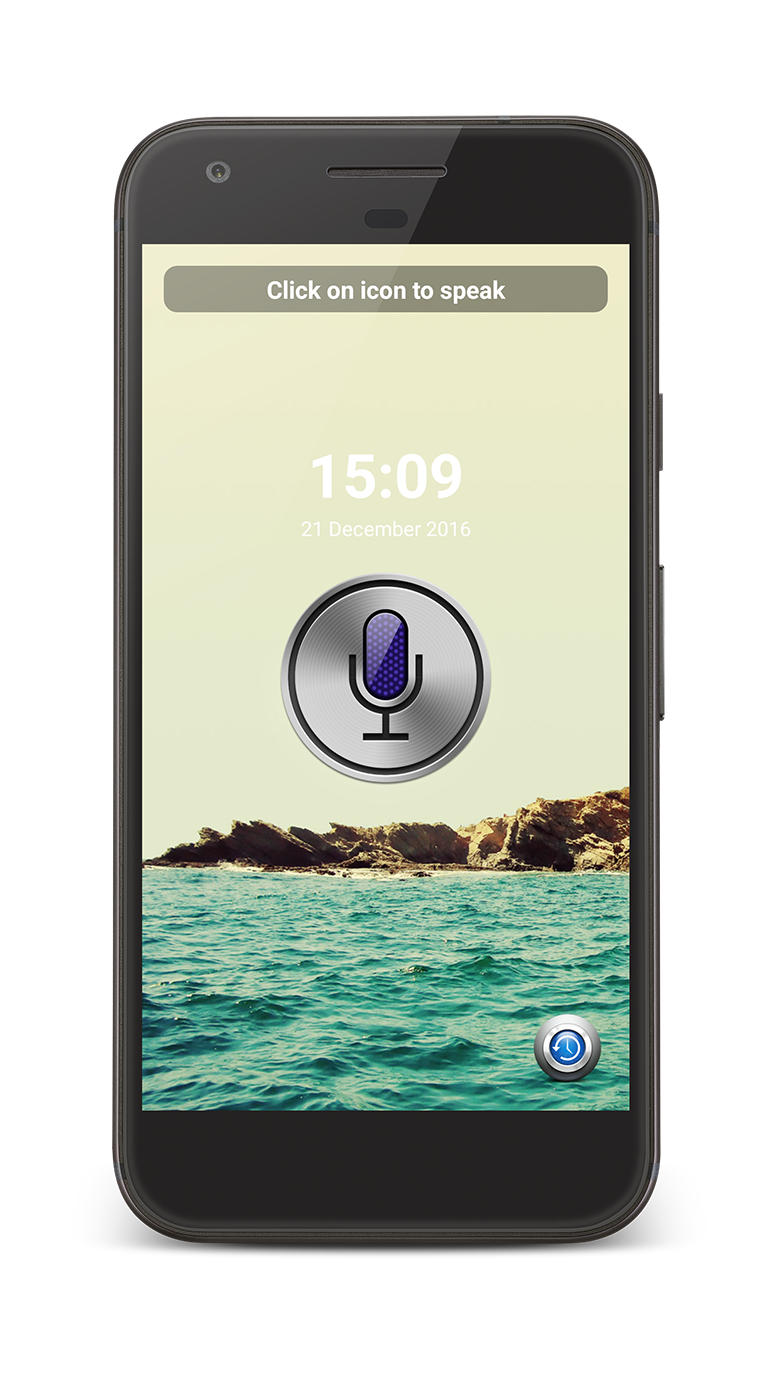 اسکرین شات 1 برنامه Unlock with voice