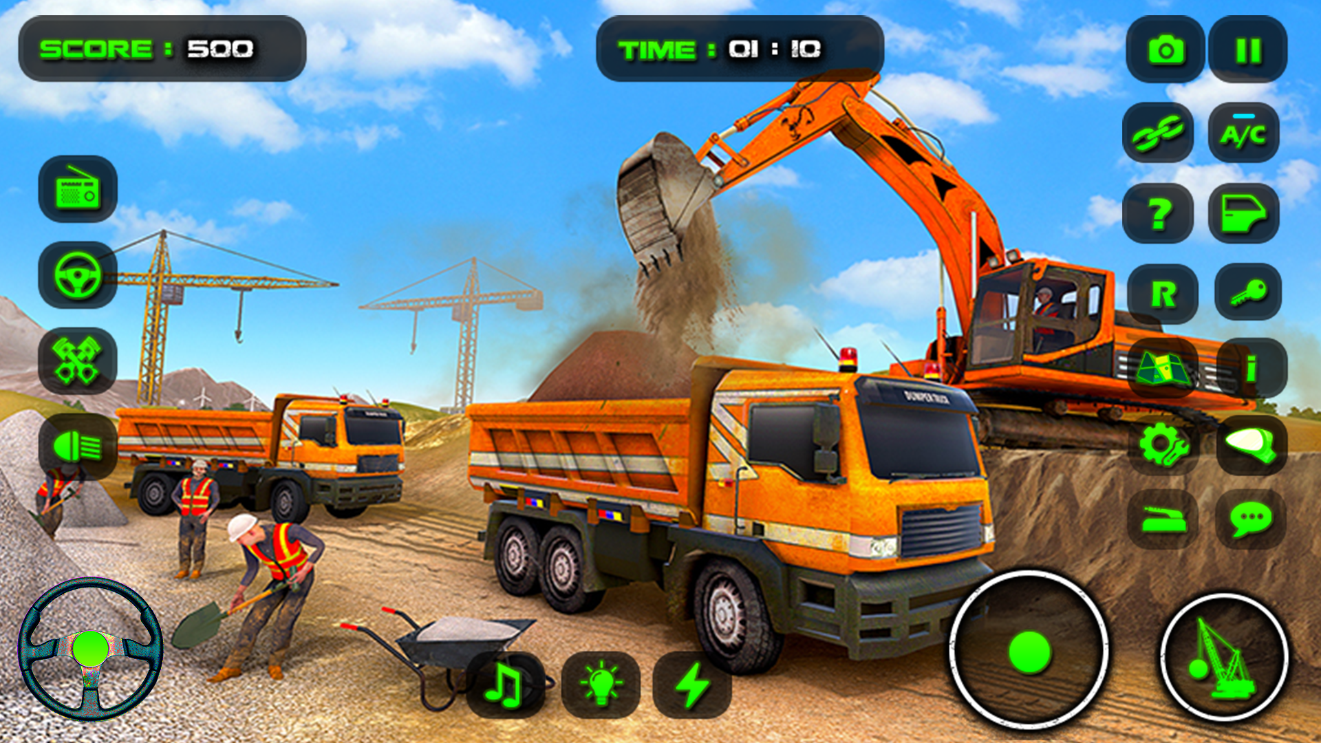 اسکرین شات 1 بازی City Construction: Sand Games