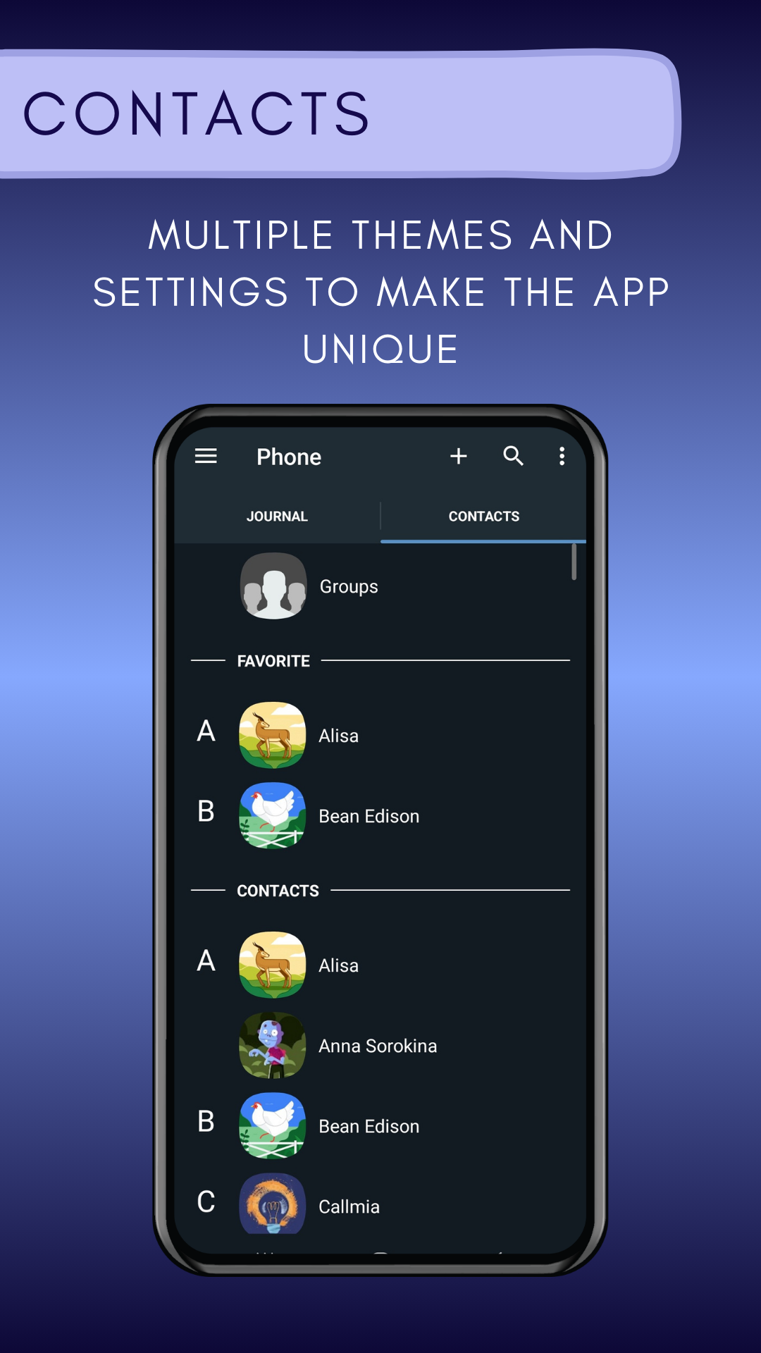 اسکرین شات 2 برنامه Phone + CallApp, Spam Detector