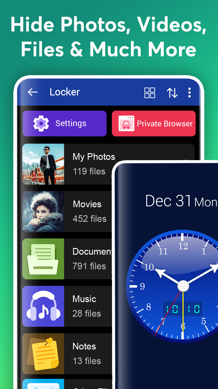 اسکرین شات 2 برنامه Time Private Photo Locker App