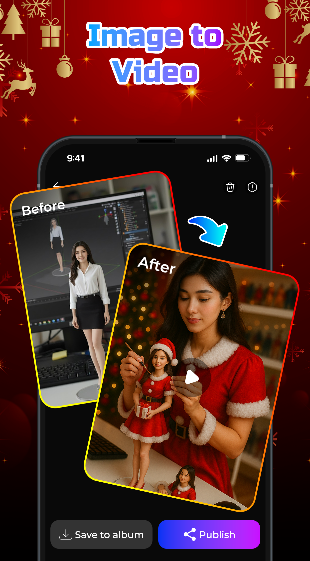 اسکرین شات 3 برنامه AI Video Generator: FlixAI