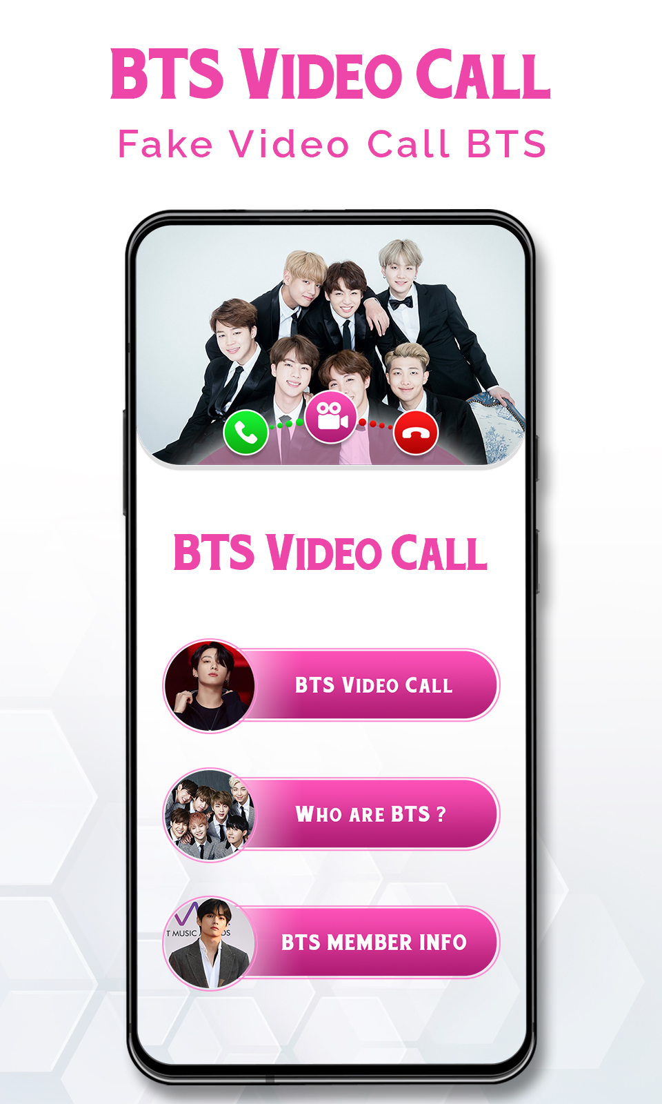 اسکرین شات 1 برنامه BTS Video Call - Call and Chat