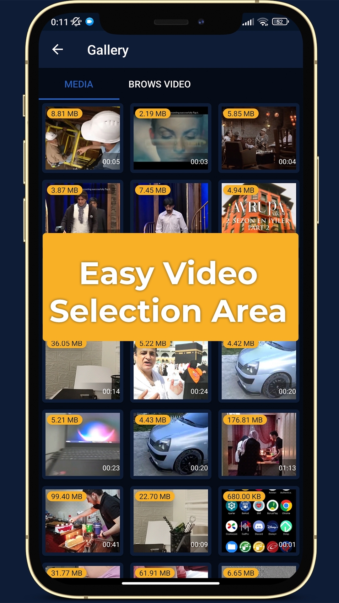 اسکرین شات 2 برنامه Video Compress No-Lose Quality