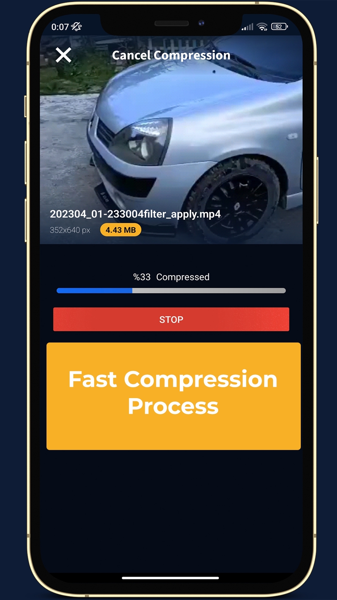 اسکرین شات 4 برنامه Video Compress No-Lose Quality