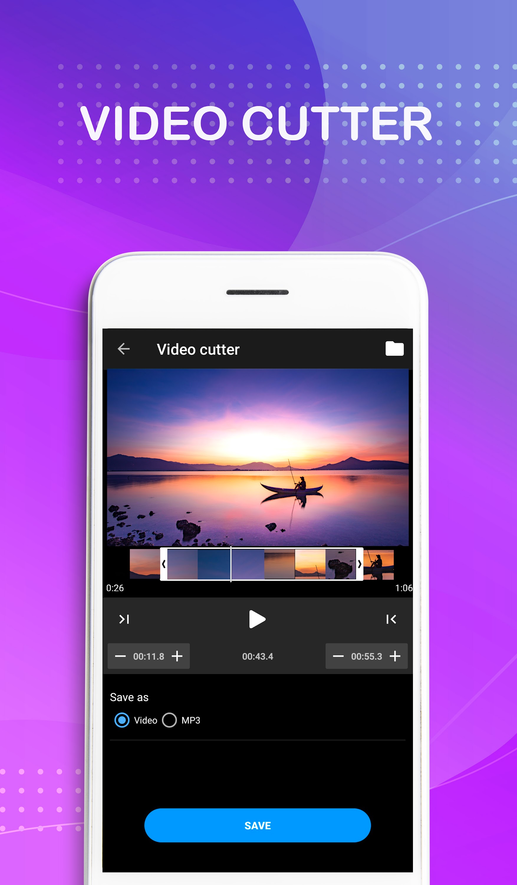 اسکرین شات 3 برنامه Video Crop & Trim (Video Cut)