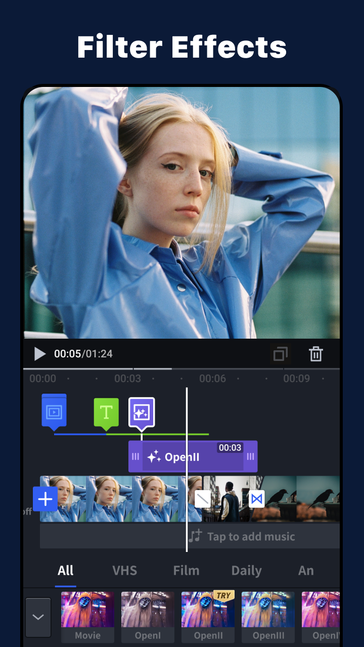 اسکرین شات 3 برنامه OviCut - Smart Video Editor