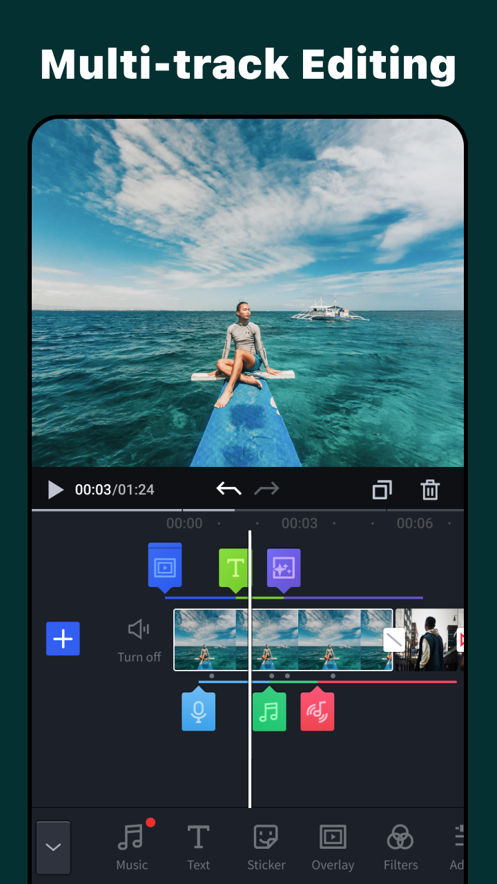 اسکرین شات 7 برنامه OviCut - Smart Video Editor