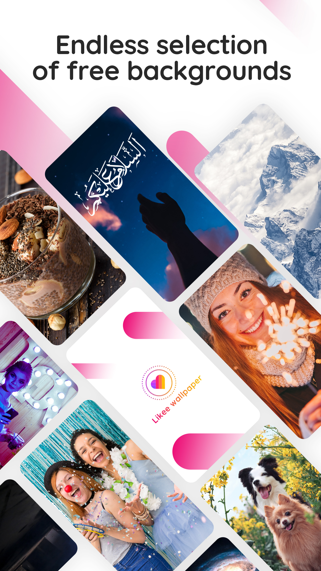 اسکرین شات 1 برنامه Likee Wallpaper
