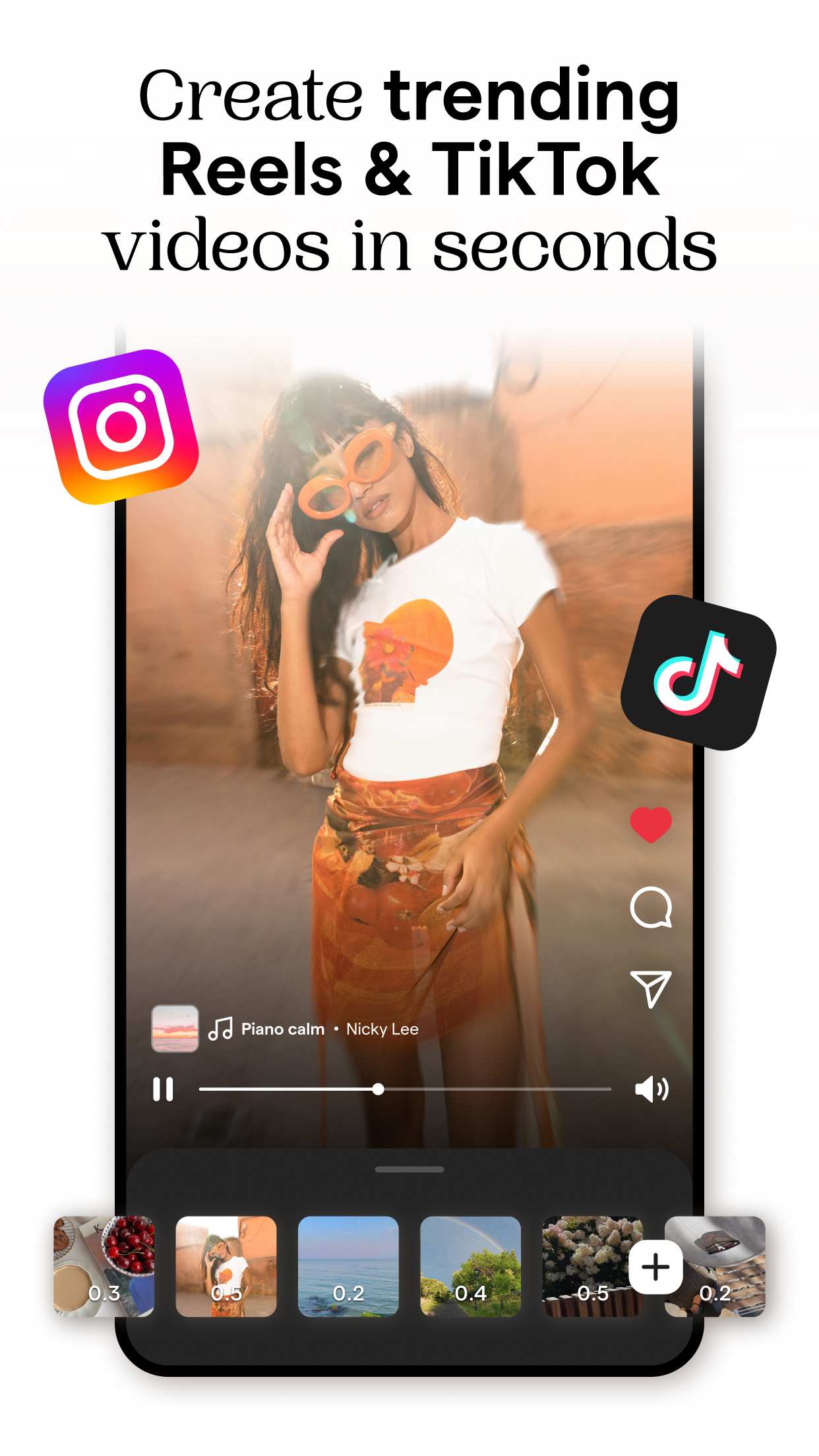 اسکرین شات 4 برنامه Mojo: Reels and Video Captions